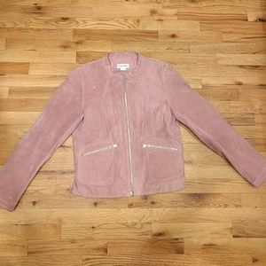 Calvin Klein Pink Leather Jacket